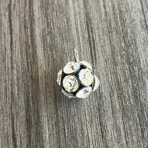 Sterling Silver Cubic Zirconia Pendant Necklace Sparkly Classic Elegant Gift